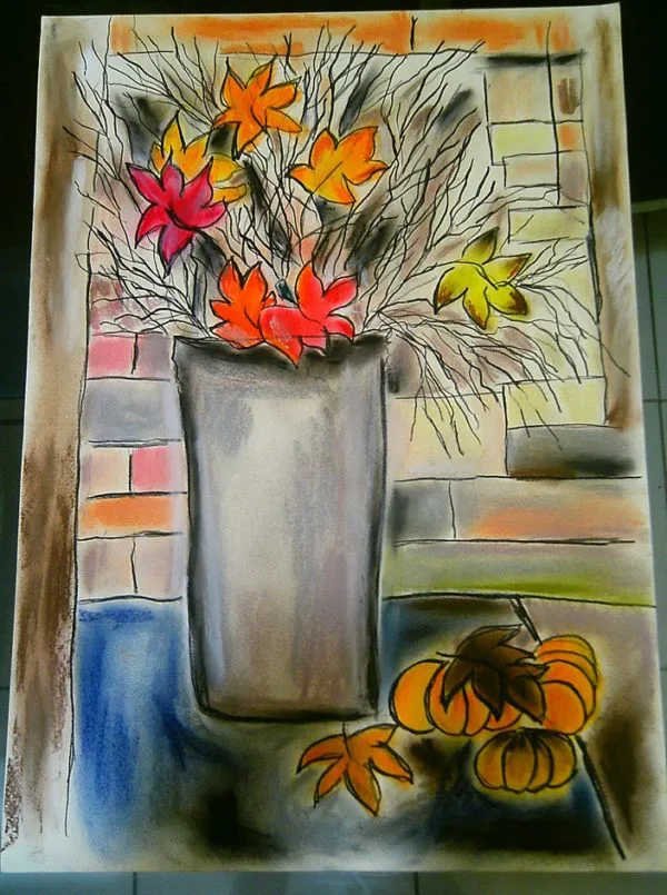 desenho pastel seco 2